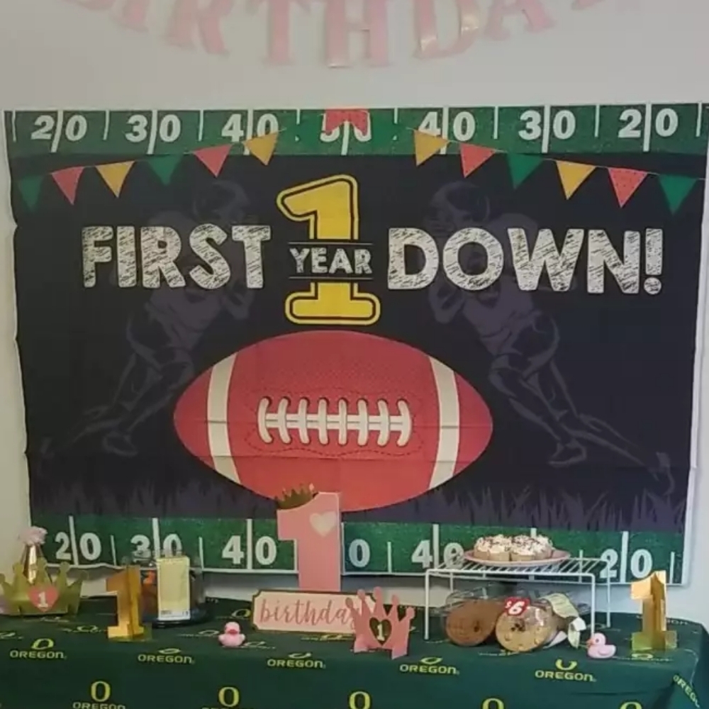 Birthday backdrop
